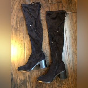 Steve Madden over-the-knee black boots